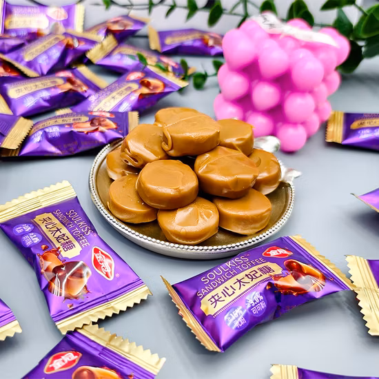 Factory Wholesale Sweet Soft Halal Chewy Toffee Candy