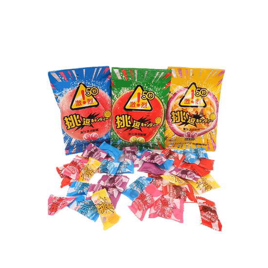 Confitería al por mayor Halal Frutas Dulces para niños Fabricación de caramelos duros amargos