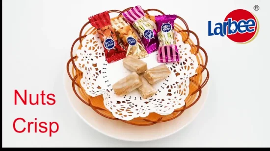Caramelo crujiente de nuez dulce al por mayor de marca Larbee con certificado Halal